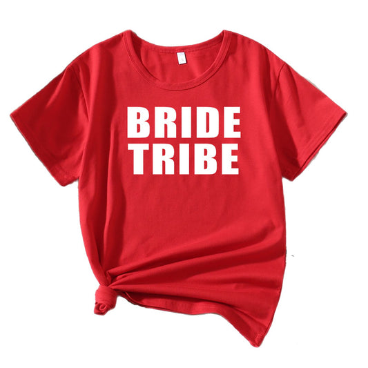 T-shirt graphique de loisirs pour femmes Brauttribe Chic und Stil