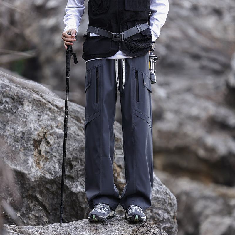 Multifunctional hiking pants for men with adjustable waist and practical pockets Chic and Style