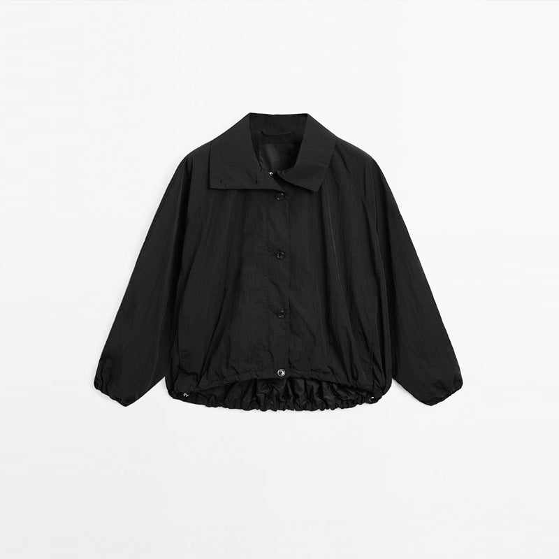 Ladies stylish outdoor jacket with high collar Chic and Style