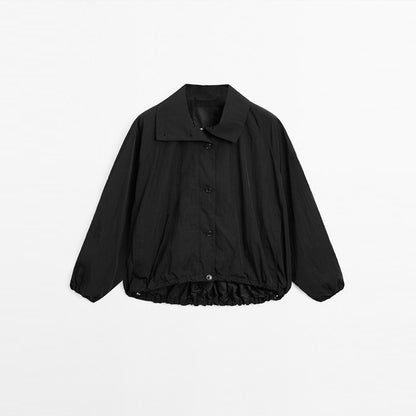 Ladies stylish outdoor jacket with high collar Chic and Style