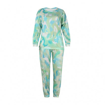 Women Comfortable Sweat Suit with Modern Batik Details Chic and Style