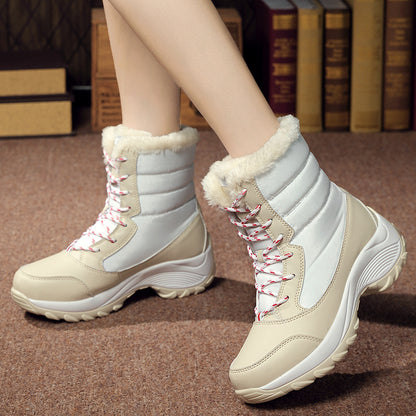 Bottes d'hiver chaudes pour femmes avec doublure en polaire et semelle antidérapante Chic und Stil