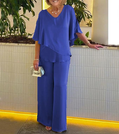 Dames Élégant Jumpsuit Set Chic und Stil