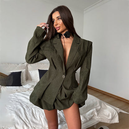 Blazer dress for women with a fitted cut and elegant accents Chic and Style