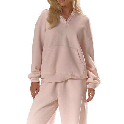 Oversized hoodie set for women and loose jogging pants Chic and Style