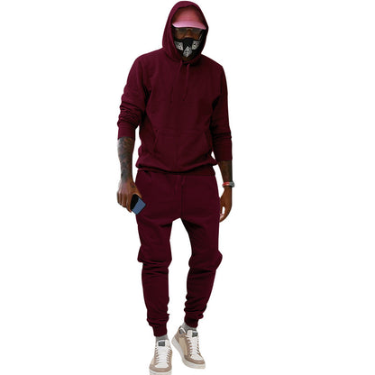 Chic und Stil Men's Casual Set with Hoodie and Jogging Pants
