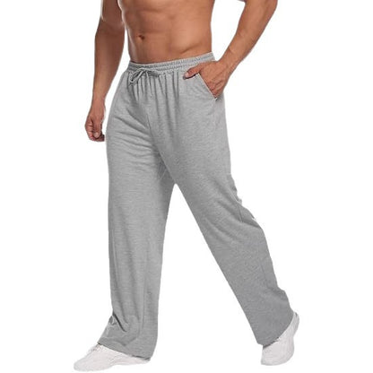 Comfortable sports pants for men with elastic waist and side pockets Chic and Style