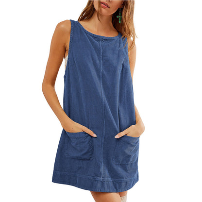 Robe décontractée à poches pour femmes Chic und Stil
