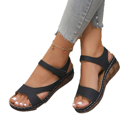 Sandales compensées confort ajustables pour dames Chic und Stil