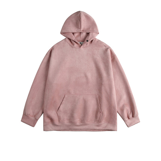 Hommes pull à capuche décontracté en mélange de coton de haute qualité avec poche kangourou pratique Chic und Stil