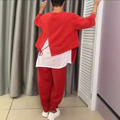 Dames ensemble de lounge décontracté avec des accents à la mode Chic und Stil