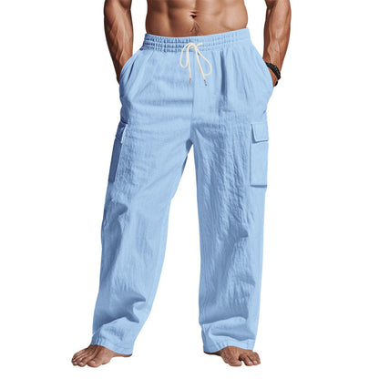 Comfortable cargo pants for men with practical side pockets Chic and Style
