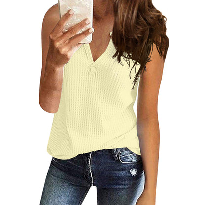 Dames Haut de sport avec surface texturée et décolleté en V Chic und Stil