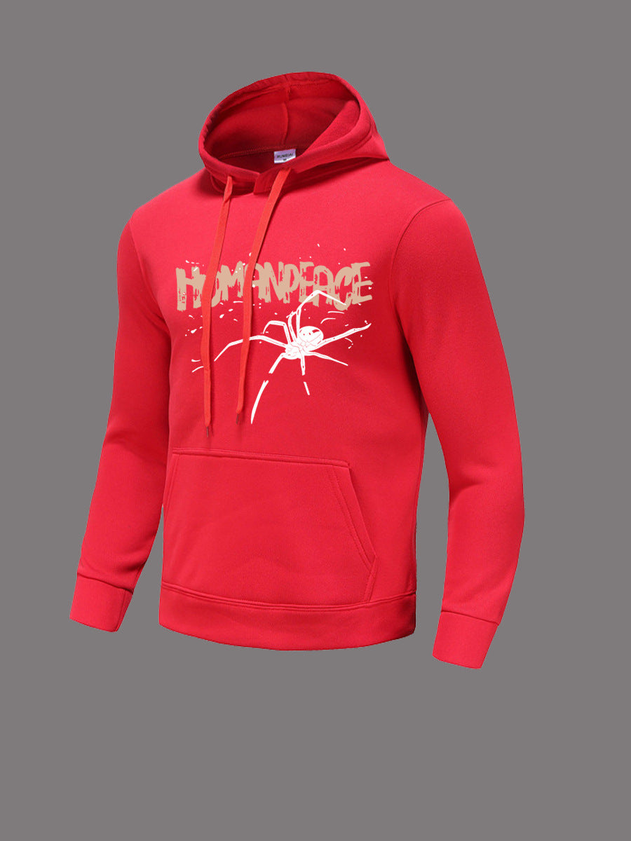 Dames hoodie avec motif d'araignée créatif et coupe confortable Chic und Stil