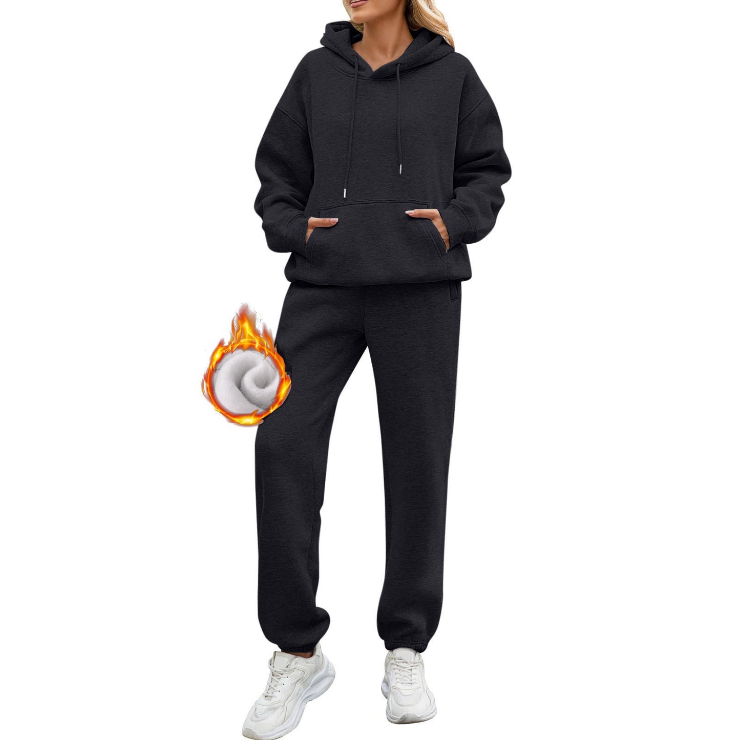 Comfortable hoodie set for women and casual jogger pants Chic and Style
