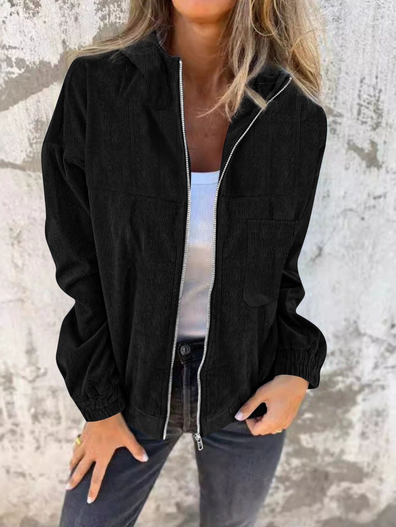 Dames coupe décontractée veste Chic und Stil