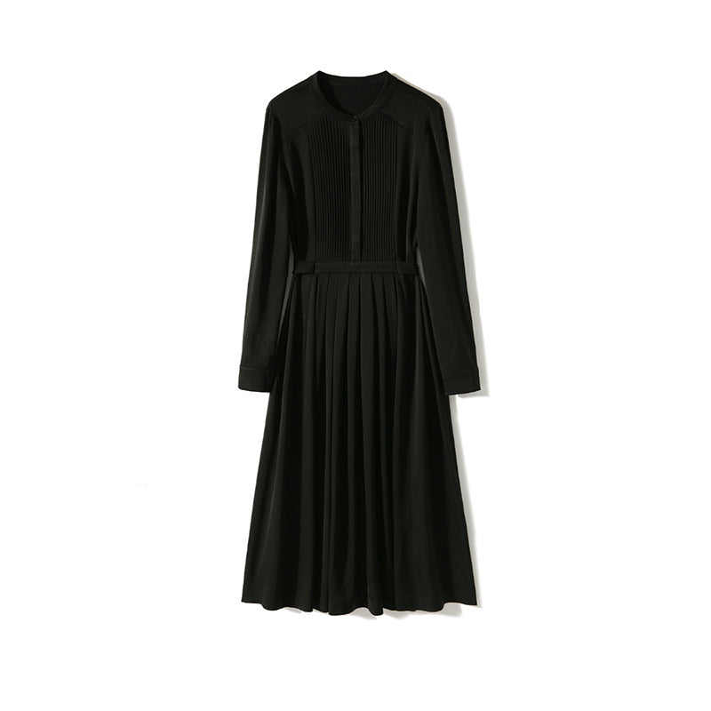 Robe maxi plissée élégante pour femmes Chic und Stil 1750847077