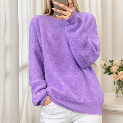 Pull femme en tricot doux avec motif élégant Chic und Stil