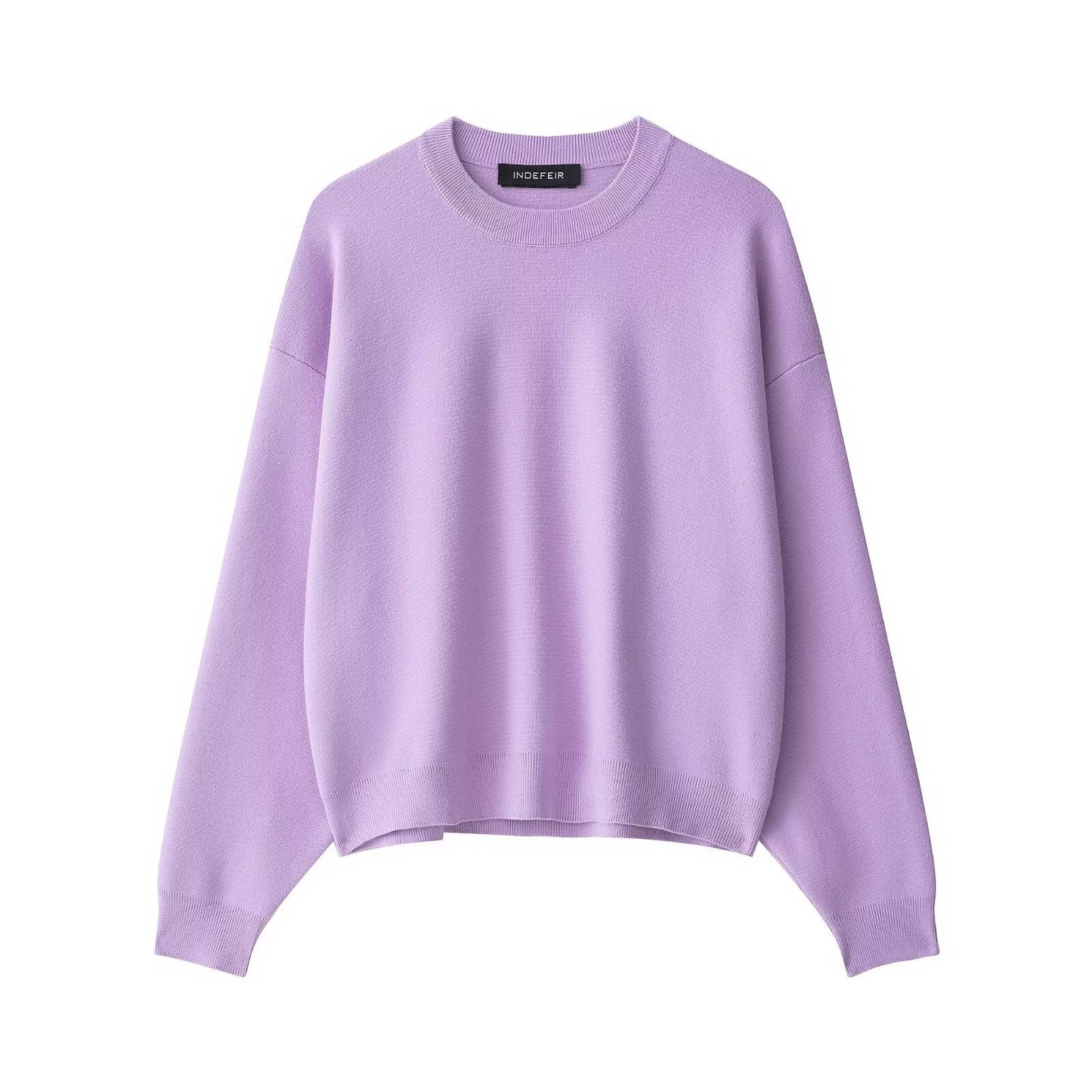 Pull en sweat décontracté pour femmes avec une coupe ample et un col rond moderne Chic und Stil