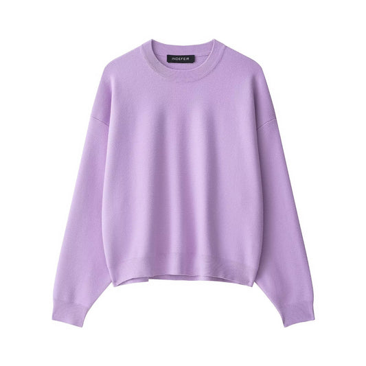 Pull en sweat décontracté pour femmes avec une coupe ample et un col rond moderne Chic und Stil