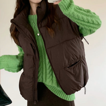 Dames doudoune de loisirs avec poches hautes et fermeture éclair intégrale Chic und Stil