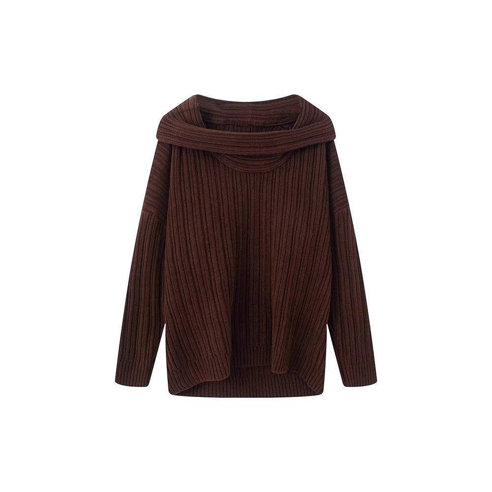 Pullover knit for women with an elegant turtleneck Chic und Stil