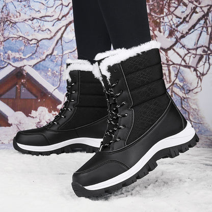 Bottes d'hiver pour femmes avec semelle antidérapante et doublure chaude Chic und Stil