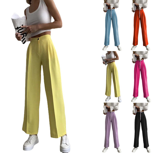 Wide Palazzo Pants for Women with an Elastic Waist and Convenient Pockets Chic and Style