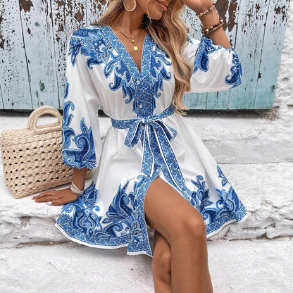 Robes élégantes pour femmes avec broderie Paisley détaillée Chic und Stil