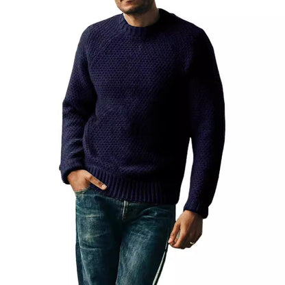 Pull en tricot pour hommes avec un design structuré intemporel Chic und Stil