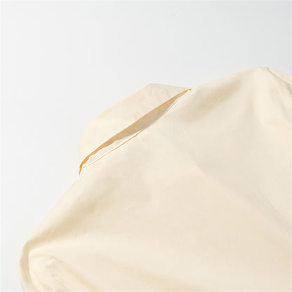 Robe chemise élégante pour femmes avec des plis tendance et des manches longues Chic und Stil