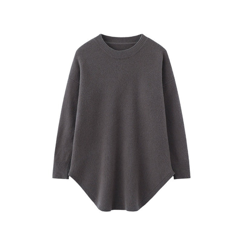 Pull en tricot oversize pour femmes avec ourlet asymétrique Chic und Stil