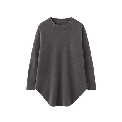 Pull en tricot oversize pour femmes avec ourlet asymétrique Chic und Stil