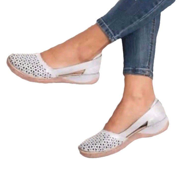 Chaussures de loisirs respirantes pour femmes avec talon fermé Chic und Stil