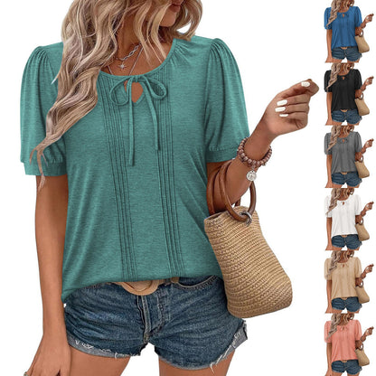 Dames décontractée blouse à manches bouffantes Chic und Stil