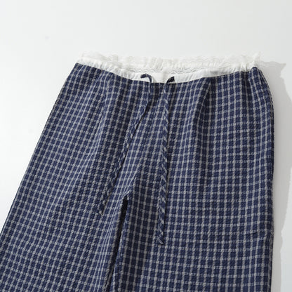 Casual palazzo pants for women with elastic waist and wide legs Chic and Style