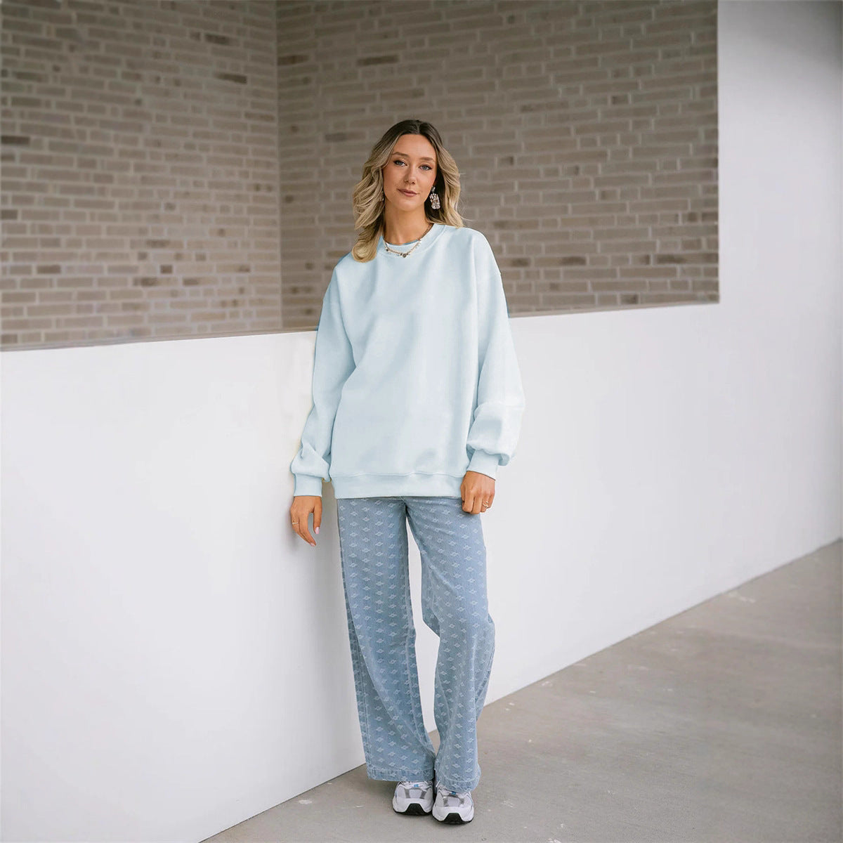 Comfortable sweat set for women and loose pants Chic und Stil