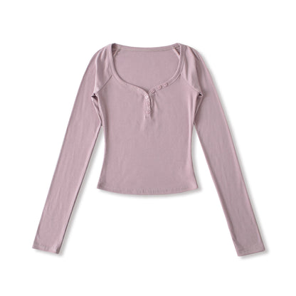 Chemisier à manches longues pour femmes avec fermeture à boutons élégante Chic und Stil