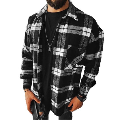 Chemise à carreaux pour hommes Chic und Stil
