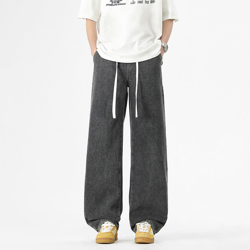 Casual loose pants for men with elastic waistband and pockets Chic and Style