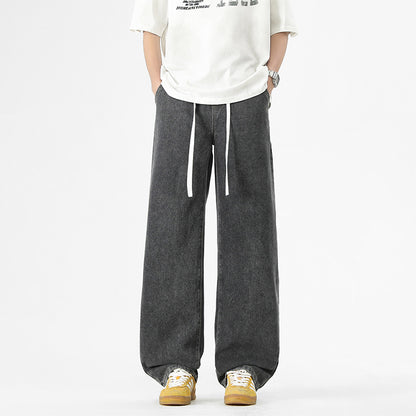 Casual loose pants for men with elastic waistband and pockets Chic and Style