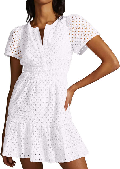 Robe d'été pour femmes à coupe aérienne Chic und Stil