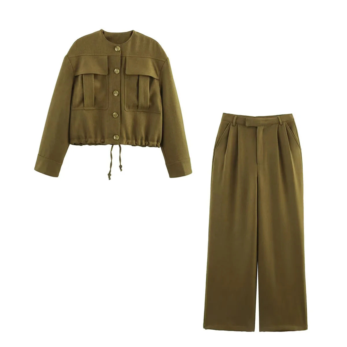 Elegant Palazzo Pants for Women with Pleats and High Waist Chic and Style