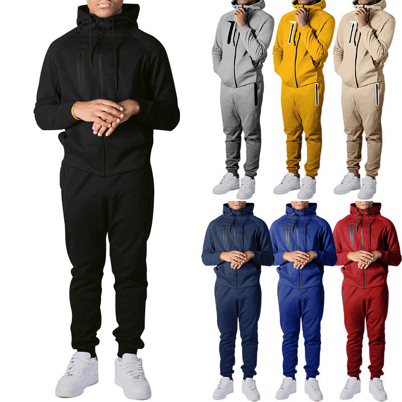 Men's sports leisure set with a highly stretchy jacket and comfortable jogging pants Chic and Style