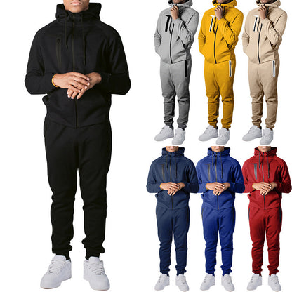 Men's sports leisure set with a highly stretchy jacket and comfortable jogging pants Chic and Style