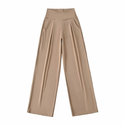 Elegant high-waisted palazzo pants for women Chic and Style