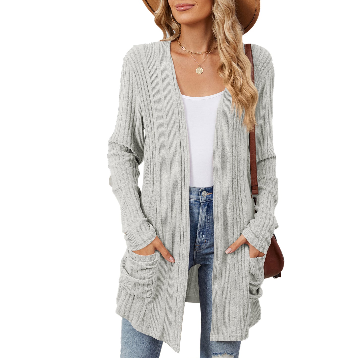 Dames cardigan tricot décontracté Chic und Stil