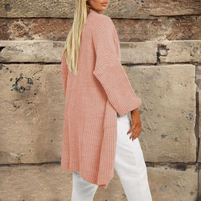 Cardigan en tricot épais pour femmes avec une coupe ample et des poches pratiques Chic und Stil