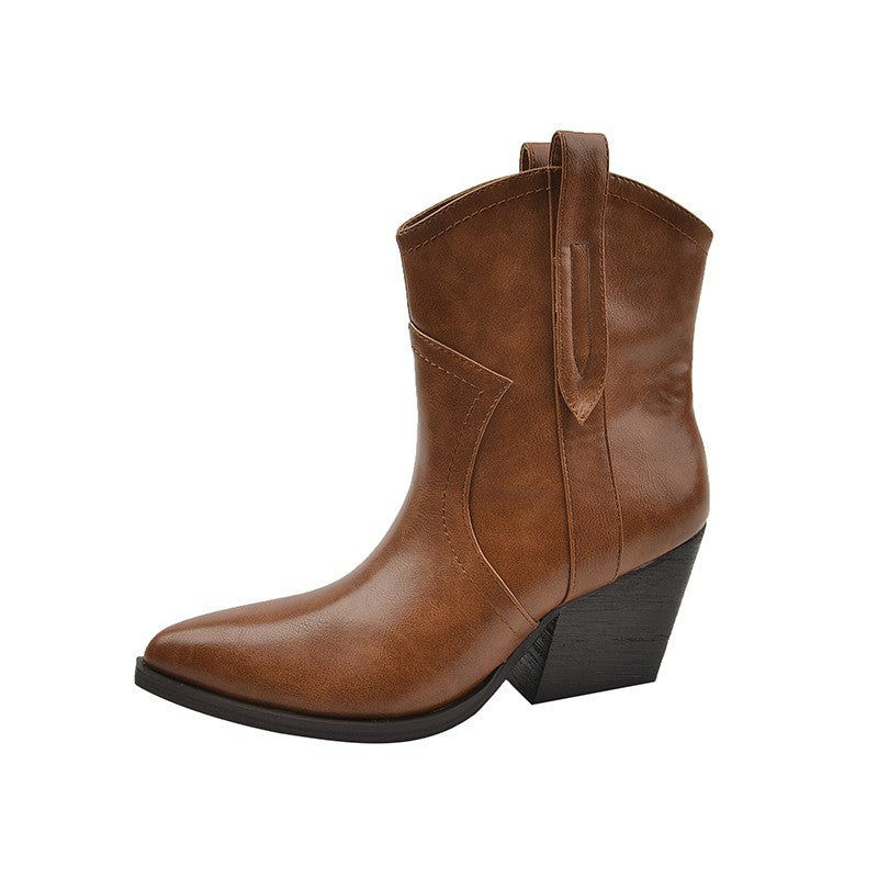 Bottines mode pour femmes au look élégant avec un bout pointu Chic und Stil