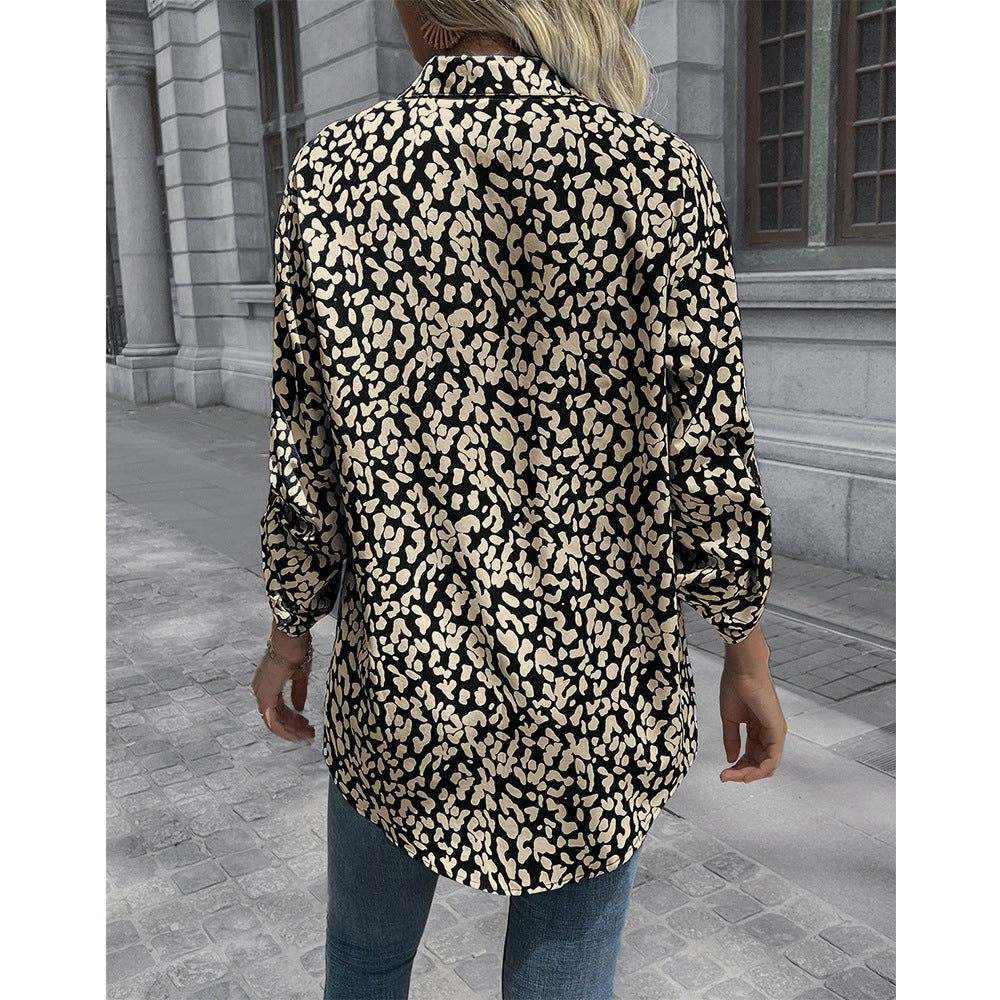 Chemisier femme léger avec imprimé animal et coupe confortable Chic und Stil